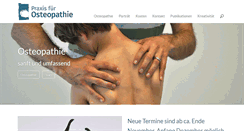 Desktop Screenshot of osteopathie-sidler.ch